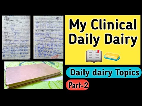 Clinical Posting Daily Dairy ? Topics