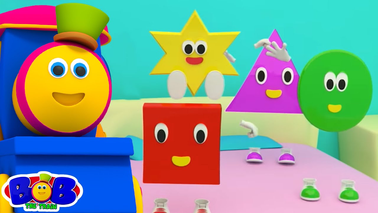 Bob el Tren - Cinco Pequeñas Formas y Más Rimas en Español para Niños