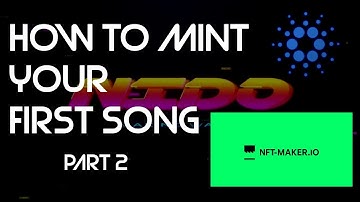 NFT-Maker Pro Tutorial Part 2 - Minting (How to mint your first single/song on Cardano)