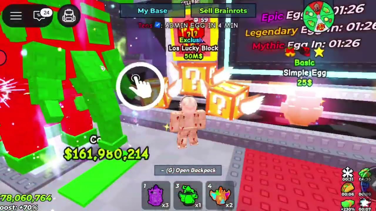 Elephant strawberry rasa coklat? Admin abuse trade a Brainrot edisi Natal