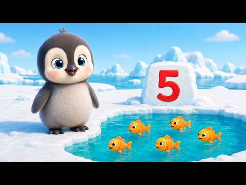 Count To Five | Kids Songs | Fluff the Penguin