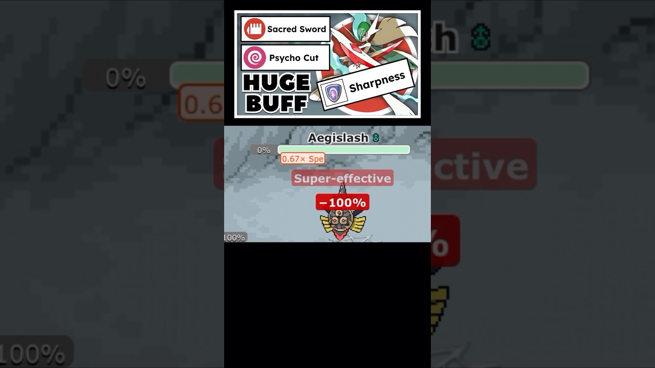 SHARPNESS MEGA GALLADE IS SO BROKEN | 