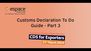 How to authorise an agent to use your CDS deferment and cash accounts  Espace EORI # GB 748098295000