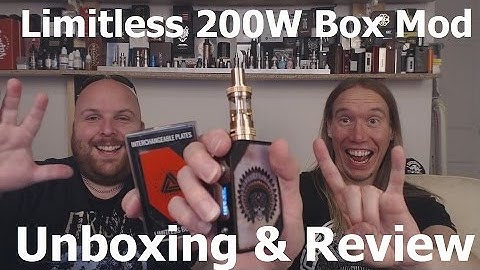 Limitless 200W Box Mod Review & Unboxing