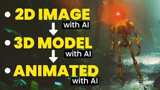 Animate Midjourney Characters in 3D - Full AI Animation Workflow