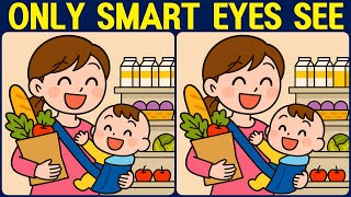 [Spot the Difference Brain Training] Try this slightly tricky puzzle.