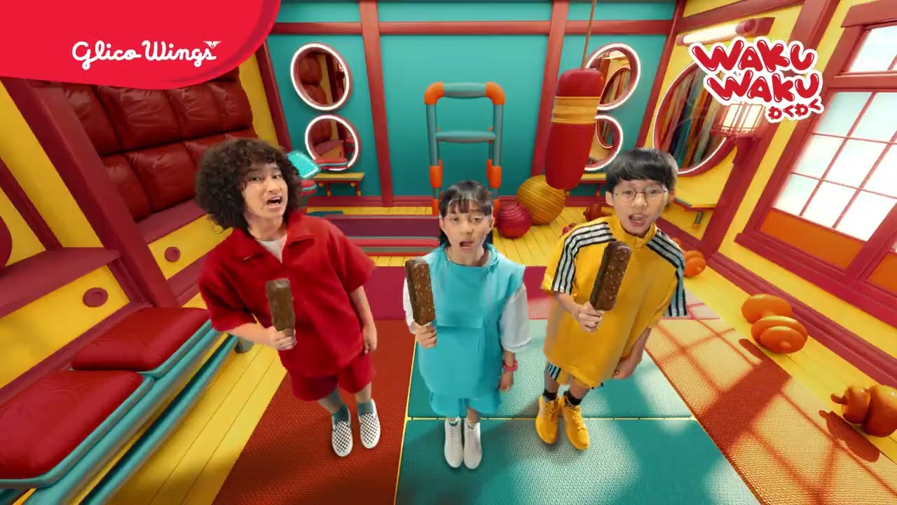 BARU Glico Wings Waku Waku Choco Loop 