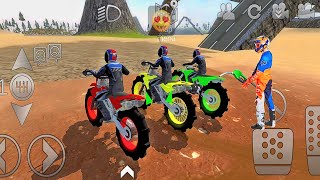 Extreme Motocross Dirt Bikes Driving 3D Motorcycle Race - Offroad Outlaws Bike Android Gameplay screenshot 3