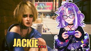 Michi Mochievee Gets Emotional at Jackie's Funeral in Cyberpunk 2077