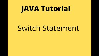 Switch statement in java || Conditional statements || Automation Testing Guide|| Core Java Tutorials