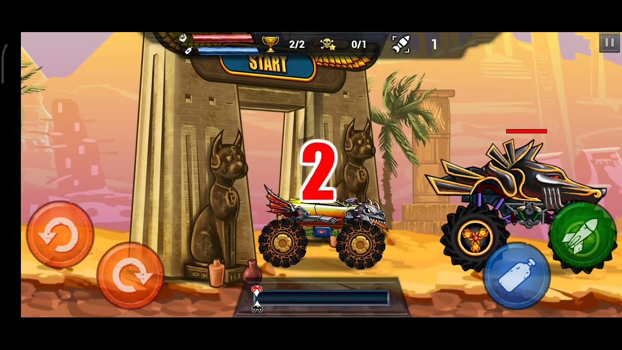 Mad Truck Challenge 4x4 Racing Game level 9 Boss fight