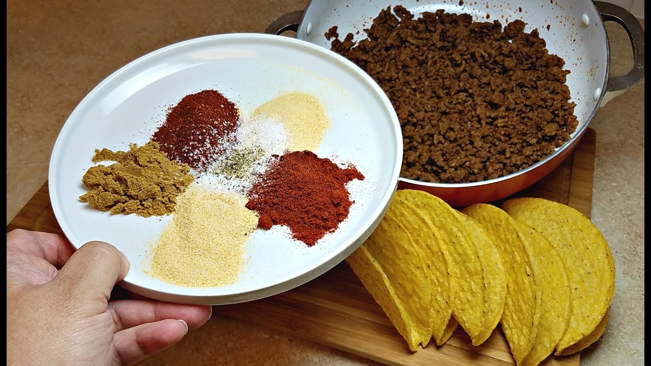 The Best Taco Meat with Homemade Taco Seasoning (+ Video)