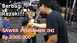 Gara-Gara nyanyikan lagu TUHAN TIDAK PERNAH SALAH - SAMSON pengamen ini di sawer 2juta beneran!!!