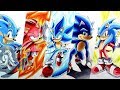 Drawing Sonic Characters - Compilation 11