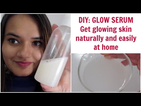 DIY: GLOW SERUM | Get smooth glowing skin naturally at home | Mamtha Nair