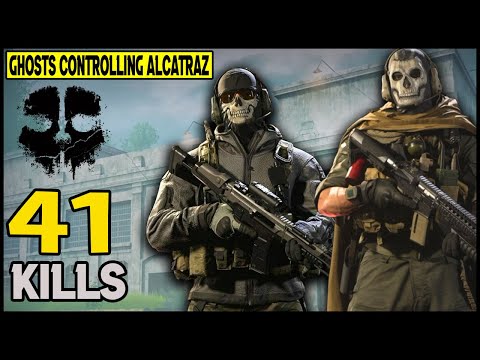 GHOSTS CONTROLLING ALCATRAZ!! - 41 KILLS DUO VS SQUAD - CALL OF DUTY MOBILE BATTLE ROYALE
