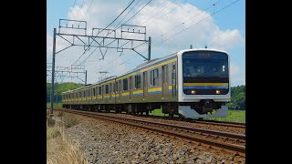 JR総武本線　209系2100番台C413編成普通(総武本線経由)銚子行き@物井～佐倉