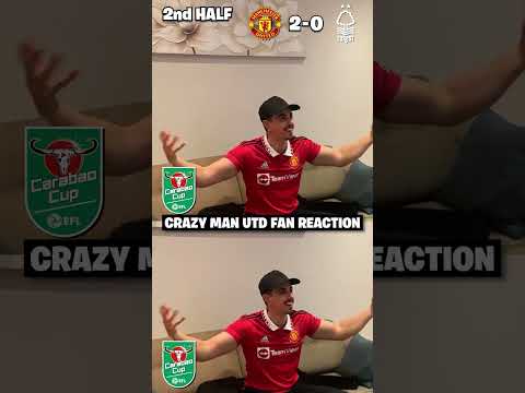 &quot;WE GOING TO WEMBLEY!&quot; 😂 ZOGZ CRAZY REACTION | MAN UTD 2-0 NOTTINGHAM FOREST