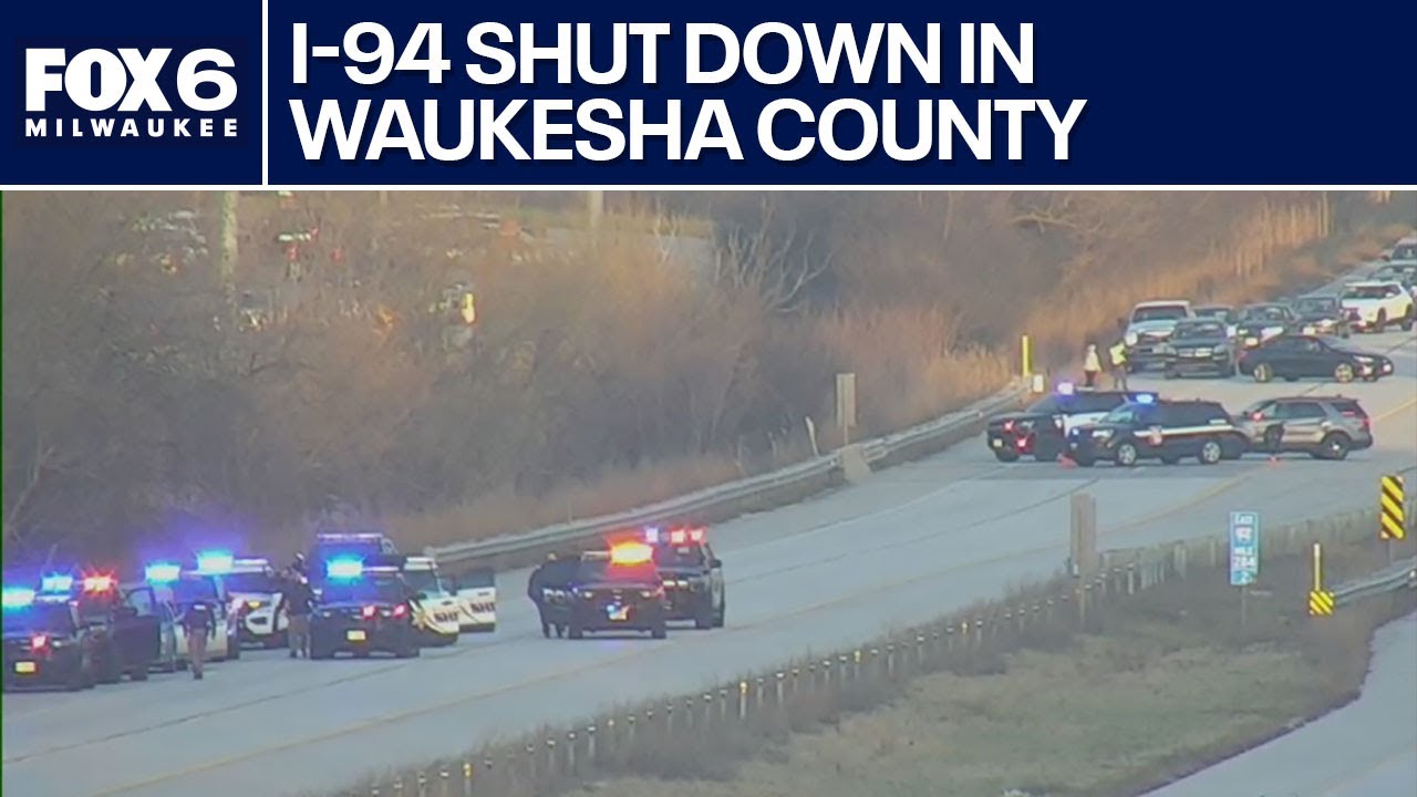 I-94 shut down in Waukesha County | FOX6 News Milwaukee