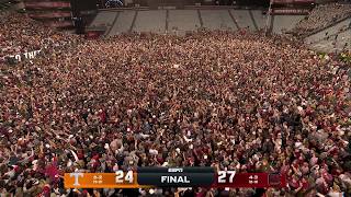 South Carolina storms the field after defeating No. 11 Tennessee with a game-winning FG 🤯 | ESPN CFB