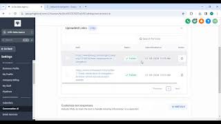How to Use Bulk Actions & Search for Crawled Uploaded Links in Conversation AI in GHL