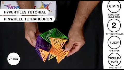HyperTiles Guided Tutorial - How To Make The Pinwheel Tetrahedron Level 2