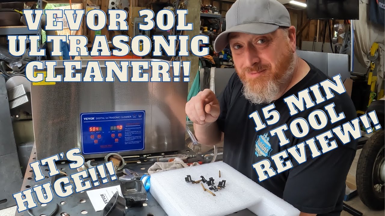 #VEVOR 30L Ultrasonic Cleaner Review! This this is huge! Bonus budget chemical find! 15 min review