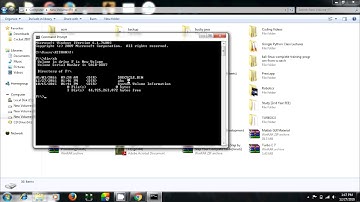 How to Gain access to all the hidden files using command prompt(cmd)