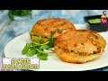 Paneer Bhurji Burger | पनीर भुर्जी बर्गर | Tawa Paneer Burger | Veg Burger Recipe | #ChefHarpalSingh