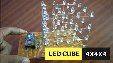 LED Cube 4X4X4 | Arduino Project