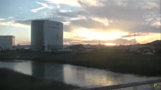 【JR日豊線隼人駅～国分駅】【ホテル京セラに沈む素晴らしい夕日】【天降川と桜島】【霧島連山】20201025