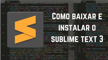 Como baixar e instalar o Sublime Text 3(2020)