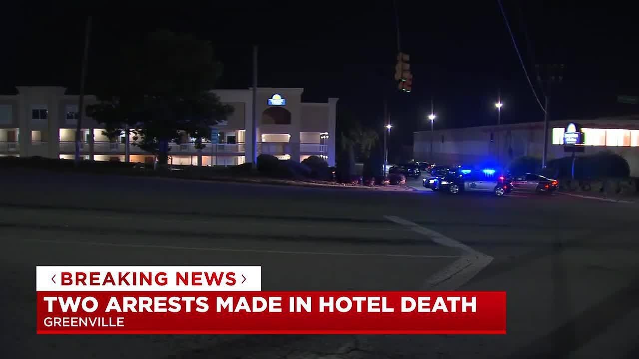 Two arrests made in connection to death at Greenville hotel - YouTube