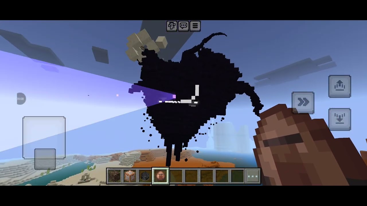 Toda a culpa do aldeão que invocou o wither Storm no Minecraft!