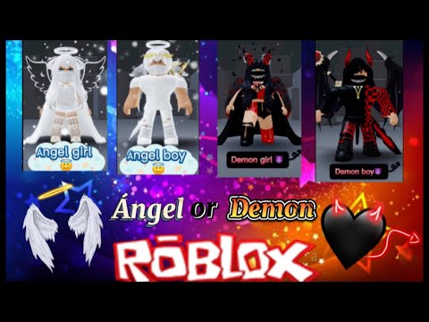 Girl x Girl Matching Avatars <33 Angel x Devil, #roblox #rbix #outfi