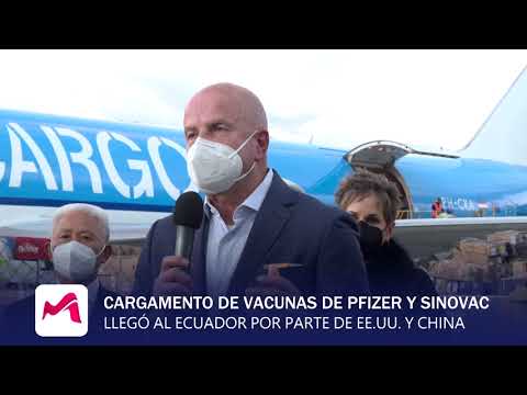 Vacunas Pfizer y Sinovac llegaron al país para continuar con campaña 9/100