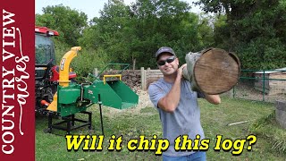 I found this at an estate auction - WoodMaxx 8 inch Wood chipper.  Plus Giveaway Winner Announcement