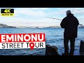 Istanbul Eminonu District Walking Tour (Pier, Square, Spice Bazaar) - 4K 60FPS