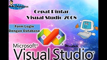 tutorial Form Login Dengan Database #BelajarMudah Visual Studio 2008 lengkap dengan coding