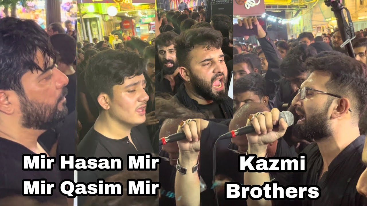 Chand Kadmo Se Sakina Ne Ye Manzar  MirHasanMir kazmibrothers1107 Mir Qasim Mir  Karbala