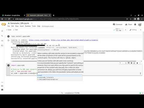 QR Code Generator in Google Colab
