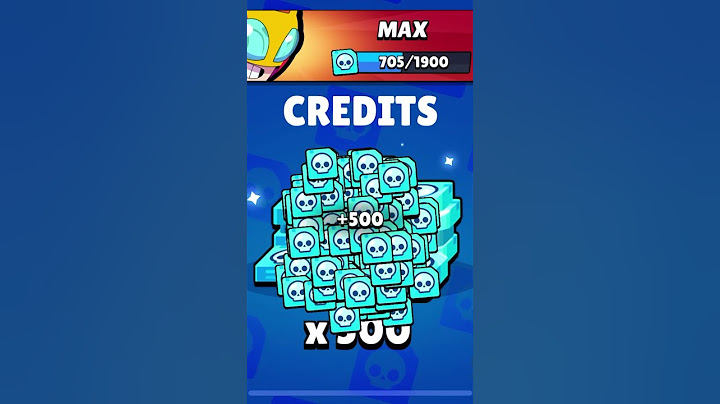 Free 500 Credits!  #brawlstars