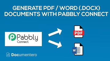 Pabbly Connect - Create Word / PDF documents
