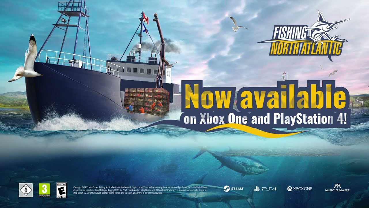 Fishing: North Atlantic – Console Release Trailer PlayStation 4