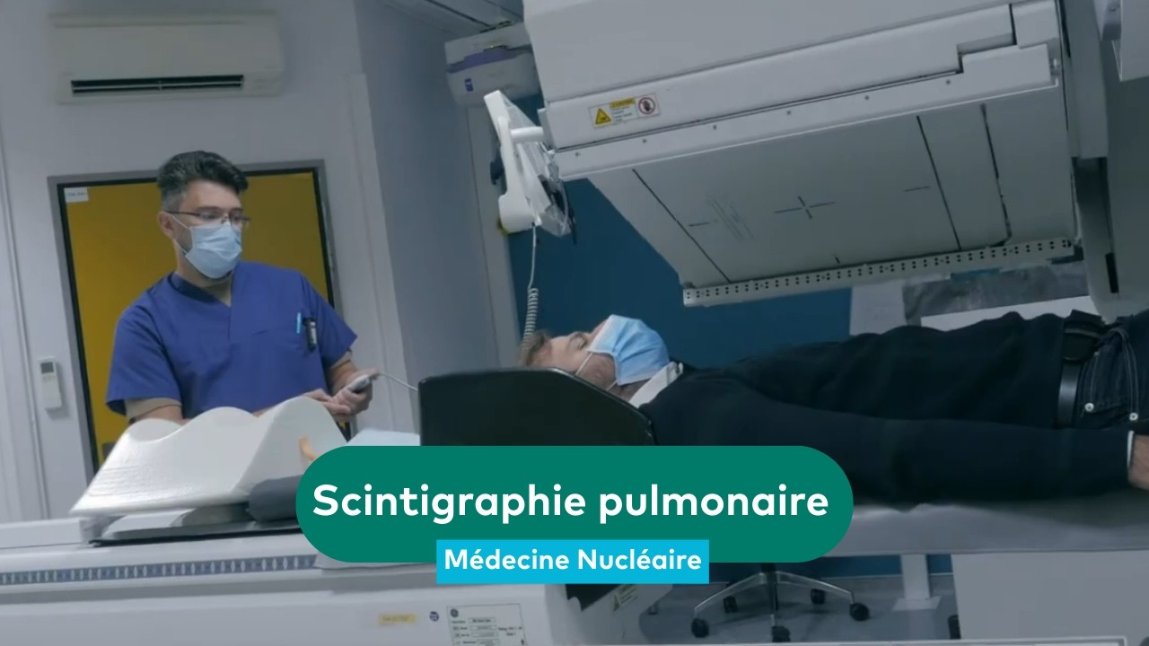 Médecine nucléaire - Scintigraphie pulmonaire