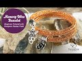 DIY Bracelet: How to Make a Memory Wire Bracelet with Hollow Mesh