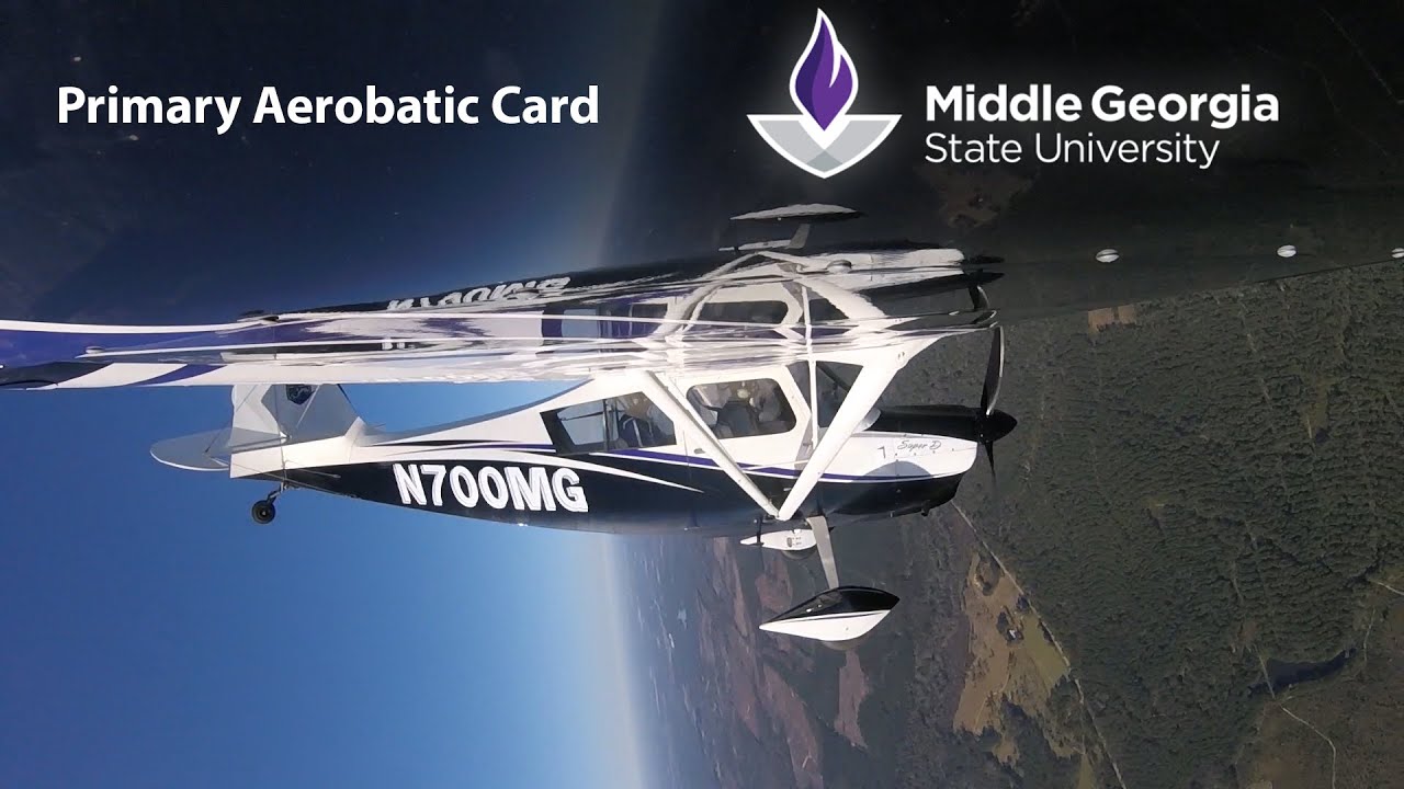 Middle Georgia State University | IAC Primary Aerobatic Card + Spins ...