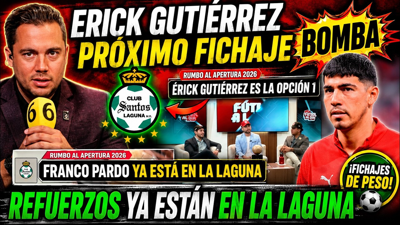 Santos Laguna y Erick Gutiérrez: la bomba que ilusiona