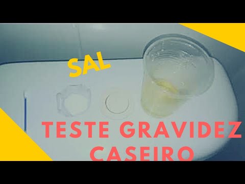 TESTE DE GRAVIDEZ CASEIRO COM SAL