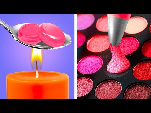How to Make Cosmetic Products at Home || MAKEUP TIPS AND HACKS